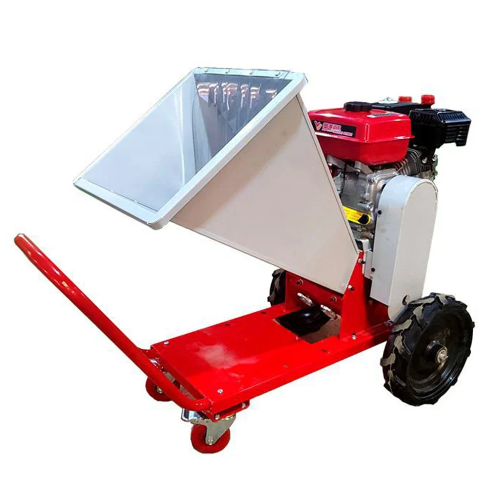 Wood chipper crusher grinder wood shredder machine wood chipping machine tree branch crusher machine gasoline diesel 2000 kg/h