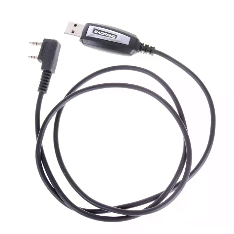 USB 2Pin Programing Cable With Software CD For UV-5R BF-888S Radios 1Set