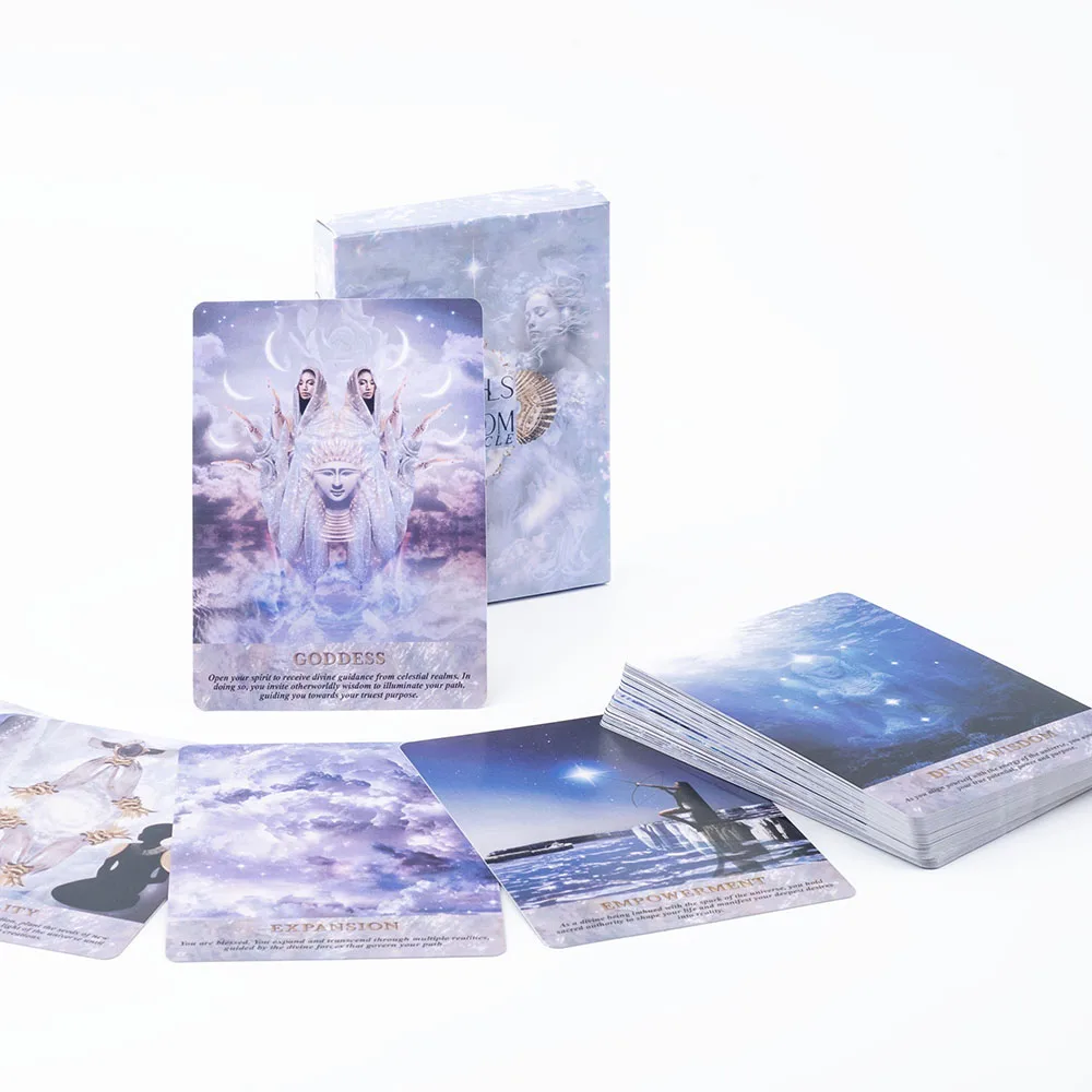 Pearl Wisdom Oracle  Deck 44 Cards Delve Into The Ethereal Visuals Guiding You To Discover Deeper Significance 10.4*7.3cm - view 2