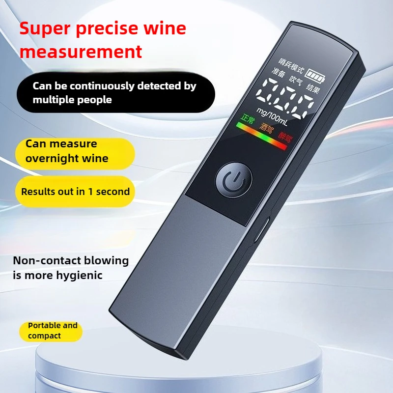 

New Breathalyzer Professional Breath Alcohol Tester LCD Display Detector for Drunk Driving Car Electronics Alcohol Test