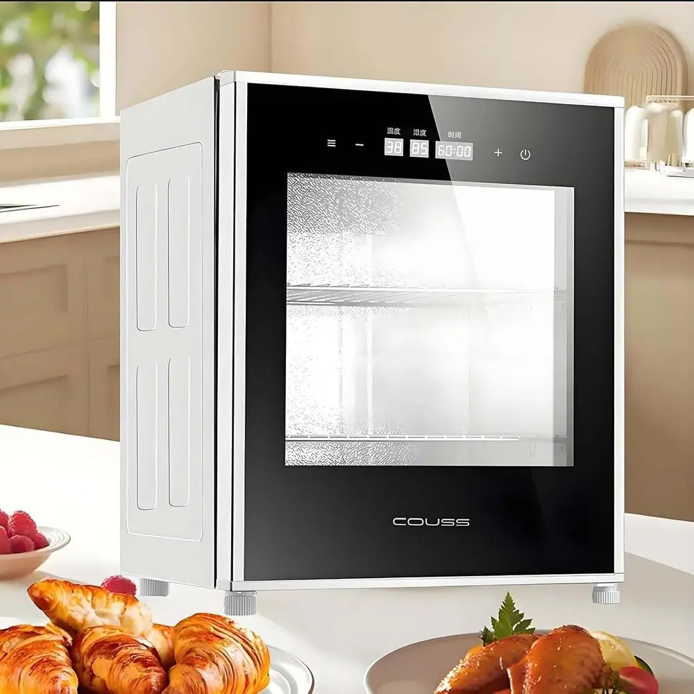 

Электрическая расстоечная камера для теста на 40 л с регулировкой температуры, таймером и контролем влажности для идеальной ферментации