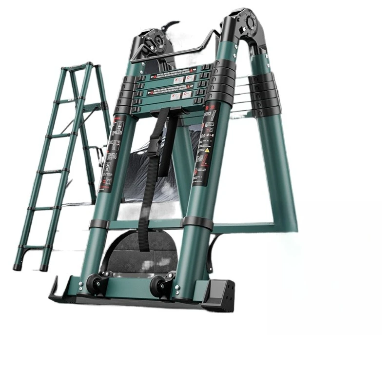 

Walking ladder Herringbone telescopic ladder Portable thickening project Folding ladder Household multi-functional portable