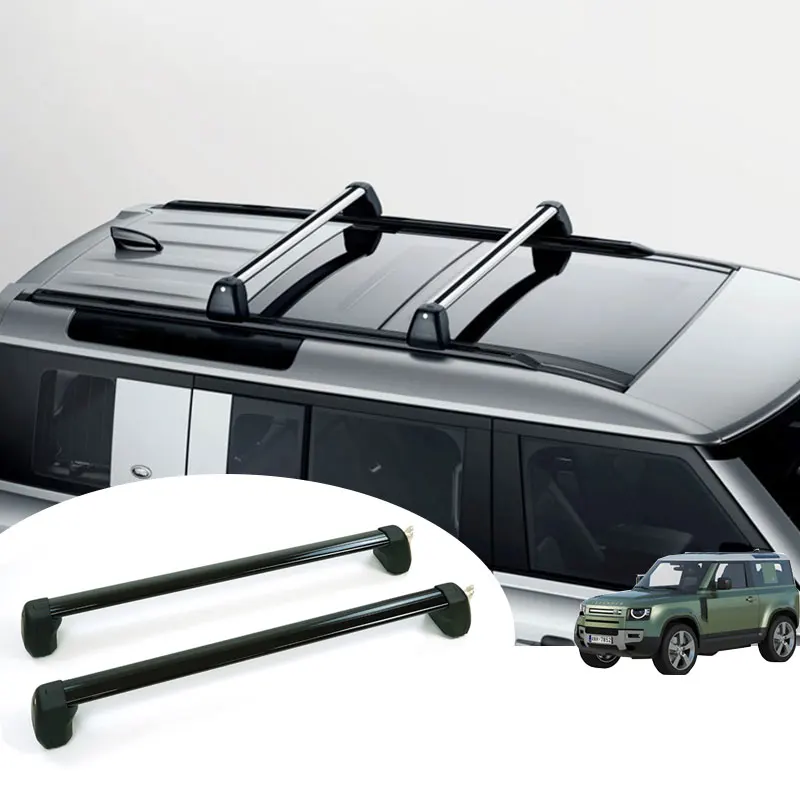 

Cross Bars for Land Rover Defender 2020 2022 2023 Car Roof Rack Aluminium Alloy Car Cargo Transportrack Lockable Car Rail Rack