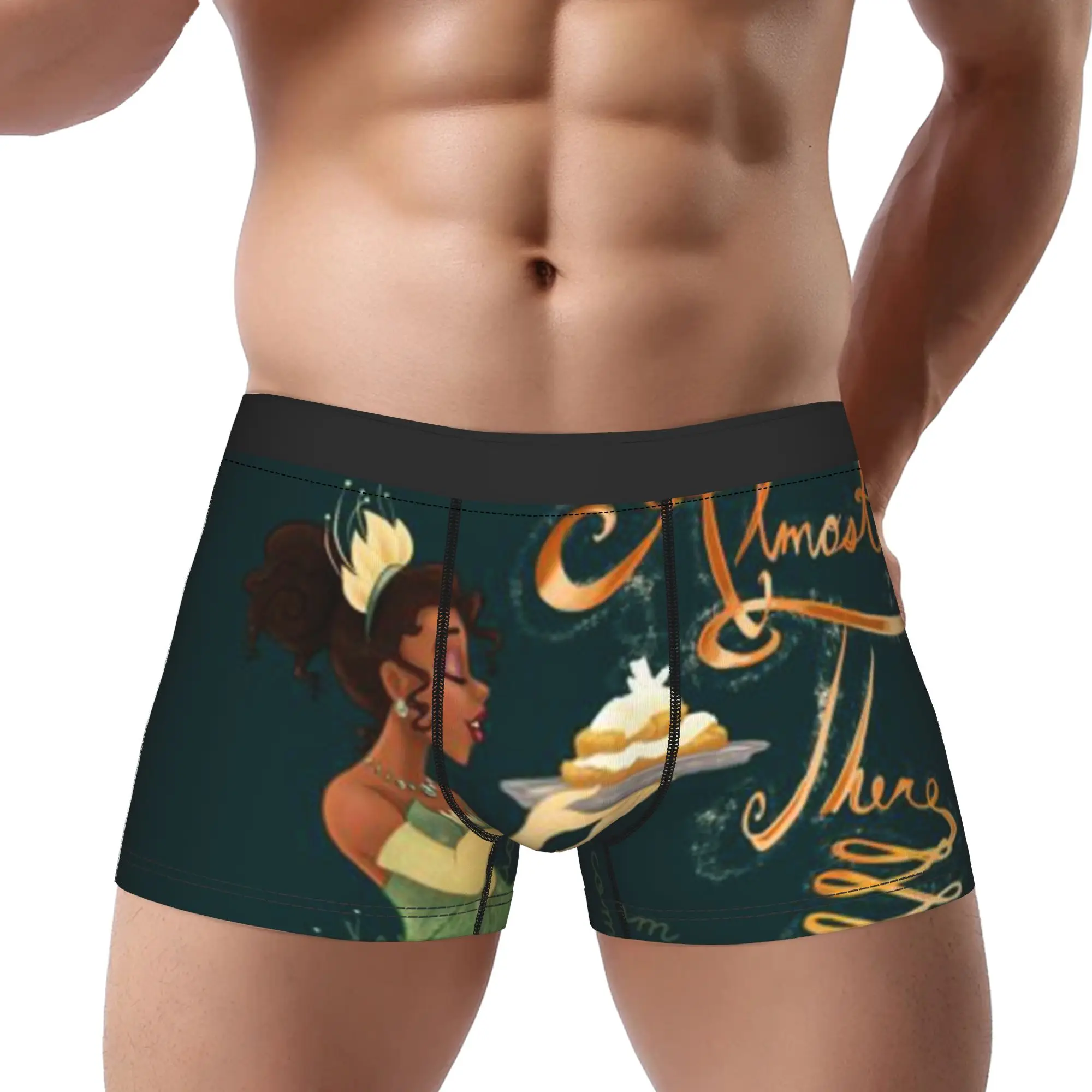 

Трусы-боксеры Tiana The Princess and the Frog, мужские трусы с принтом, шорты-боксеры