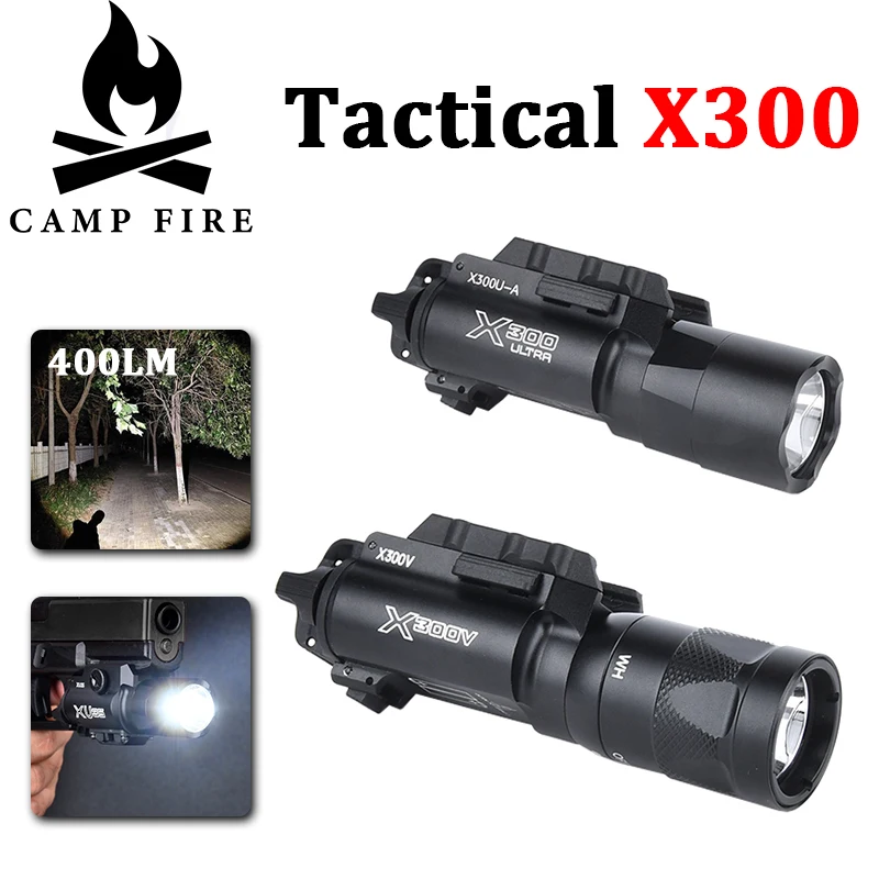 

Tactical Surefir SF X300U X300 Ultra XH35 Metal Pistol Scout Light Airsoft WeaponLight Strobe Flashlight Lanterna Torch