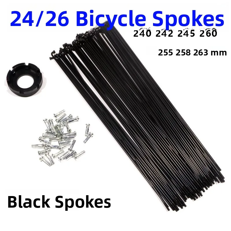 

Bla Mountain Bike Spoke 240-260mm Length Rustproof Mountain Bicycle Rim Bla Cycling Accories Mountain Bike Parts