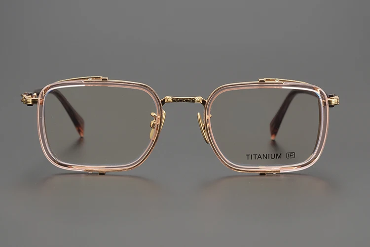 Titan Schildkröte Lesebrille Männlich Handgemachte Schmale Brillen Rahmen Anti Blaues Licht Gläser +1,0 1,5 1,75 2,0 – Detail 13