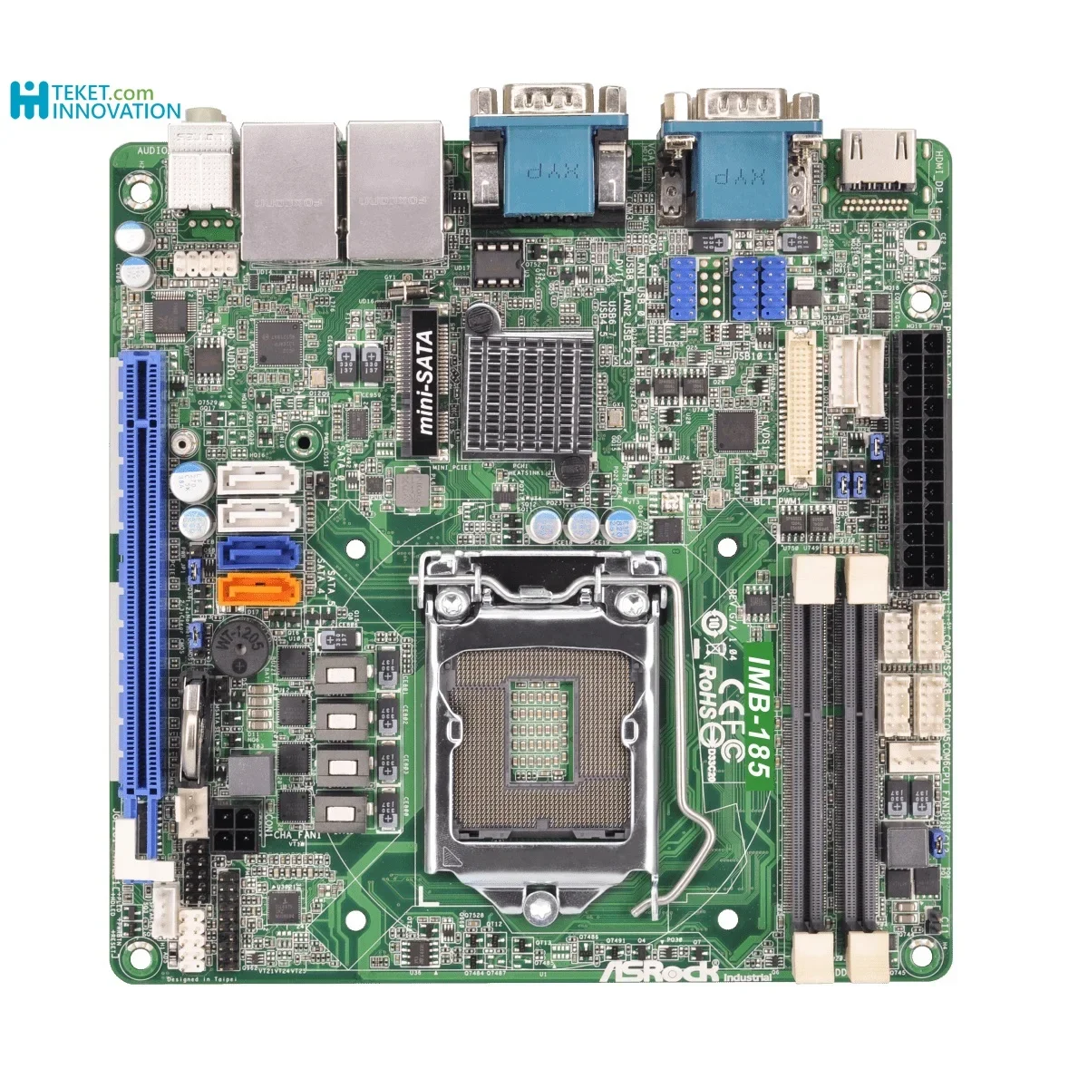 

Embedded Industrial Control MINI-ITX motherboard Socket LGA1150 Haswell with H81 Chipset IMB-185 for Asrock