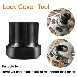 Bicicletta da strada MTB Bike Center Lock Disc Cover / Cap Tool Sleeve Removal And Installation Disc per parti di biciclette