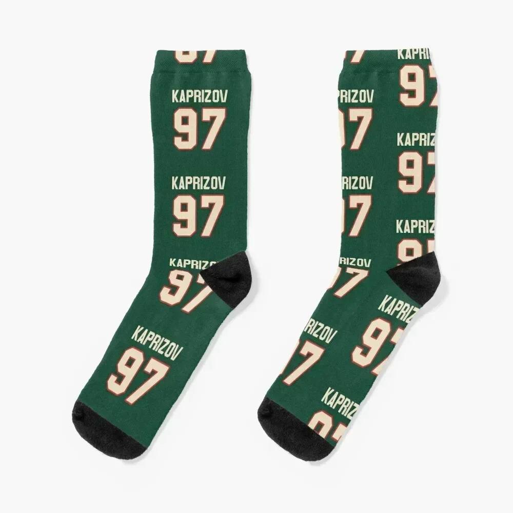

Kirill 97 Kaprizov Socks floral cotton Christmas New year's Socks Women's Men's halloween New year's football Socks Woman Men's