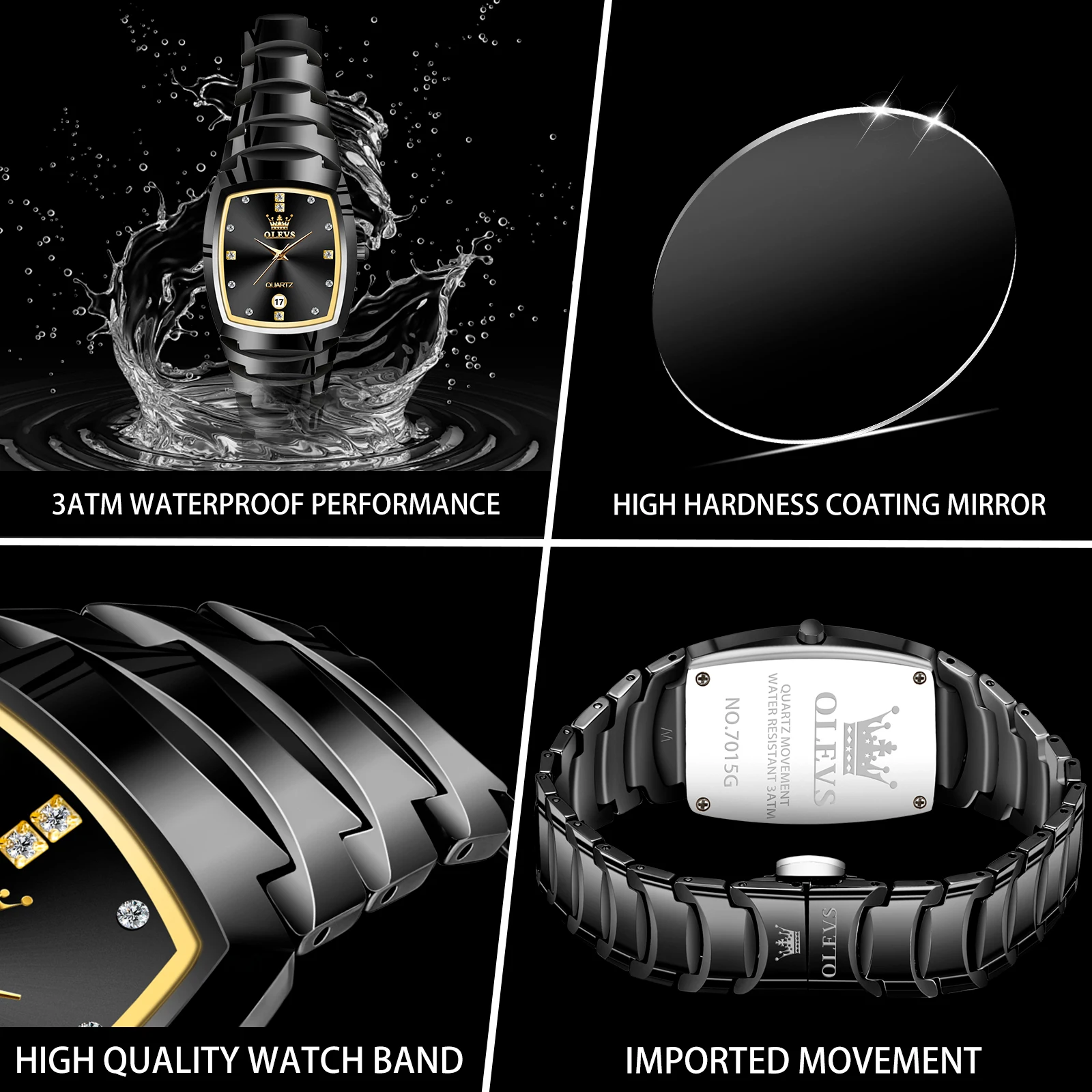 OLEVS Luxury Waterproof Men's Watch 3