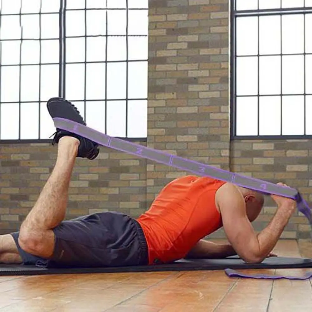 الرقص اللياقة البدنية النايلون اللاتكس سلك ممارسة المقاومة حزام بيلاتيس حزام اليوغا تمتد حبل التوتر الفرقة #3