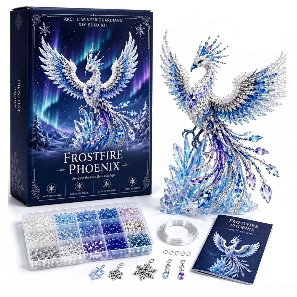 3D Design Beaded Animal Kit Creative Fun Beginner Friendly DIY Beading Craft Set With Instructions Bead Craftsmanship