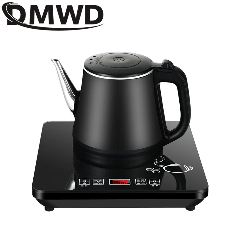 110V/220V Automatic Pumping Water Electric Kettle Stainless Steel Teapot Set Water Heating Stove Integrated Tea Brewing Machine