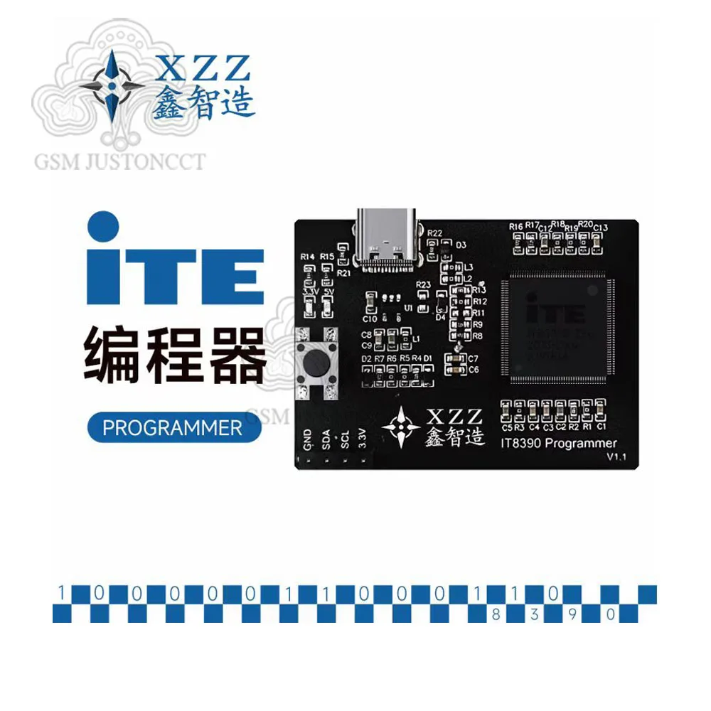 

XZZ ITE Programmer For Macbook Lenovo Intel Laptop Burning ITE85XX ITE83XX IT8390 EC No-disassembly Read/Write Chip Tool
