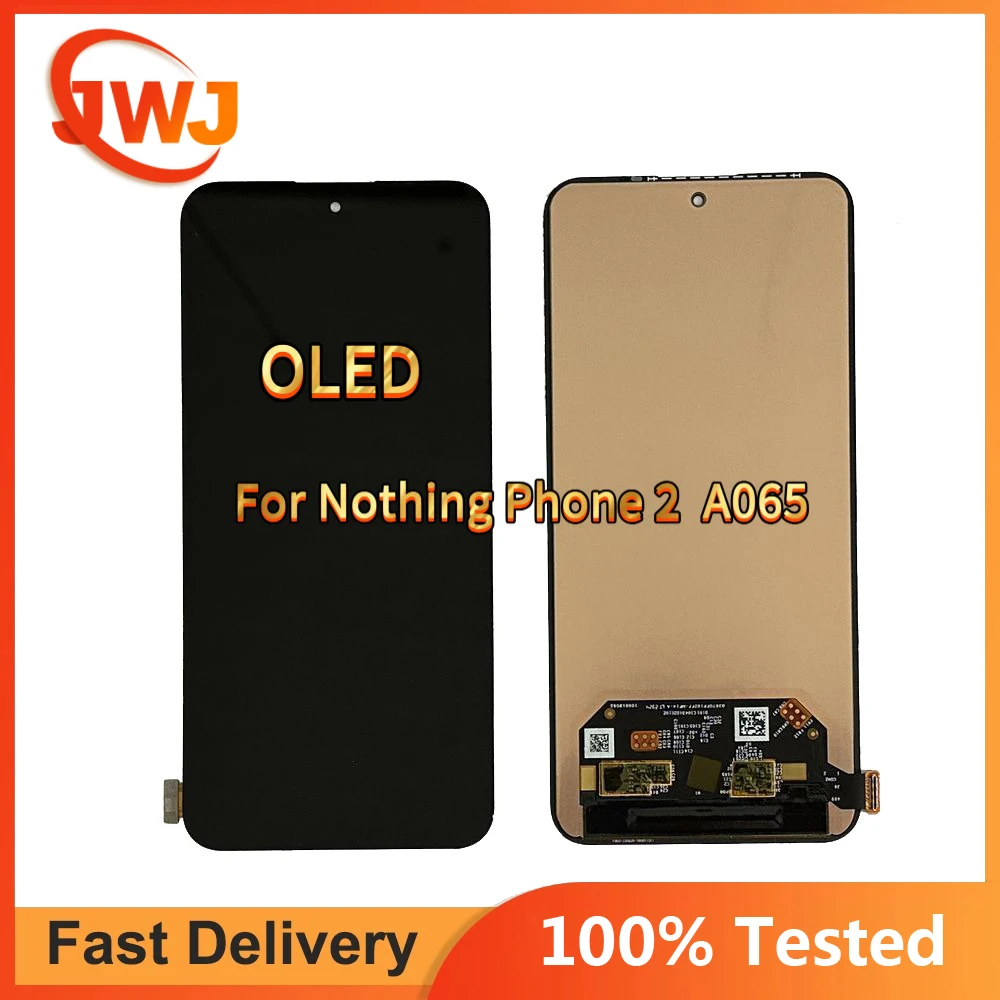 OLED 6.7 inches 2412*1080 Original Touch Digitizer Screen For Nothing Phone 2 A065 LCD Touch Replacement