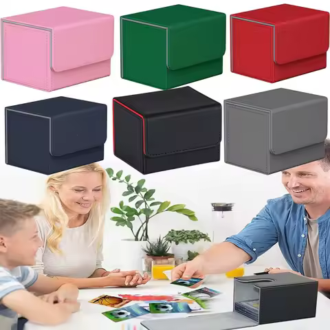 Collection Box PU Game MTG Trading Card Holder Organizer Collectible Game Deck Box Storage Gift Box Container Women Men