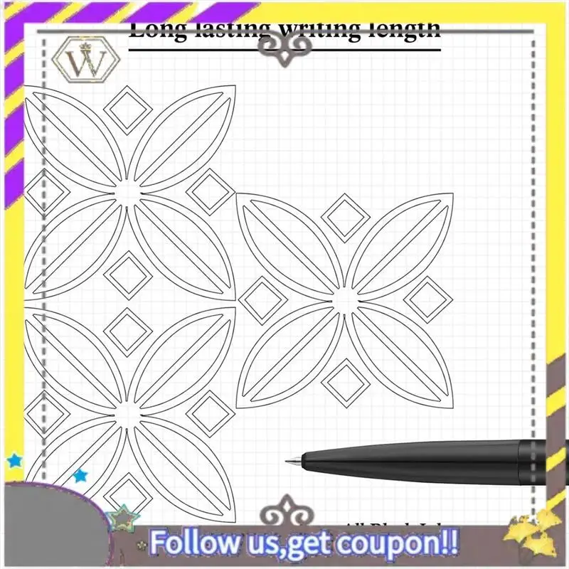 New 4 Pcs A B C D Rotation Reducer Ballpoint Pens Gadget Stress Relief Pen For Office Easy Install