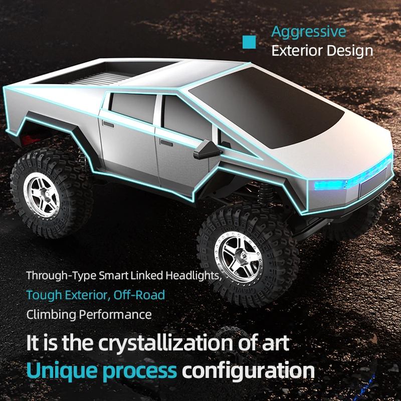 Neue JJRC C8818 RC Pickup Auto 1:18 2,4G 4WD Off-Road Crawler Klettern Fernbedienung Auto Simulation Modell spielzeug Geschenk Für Kinder