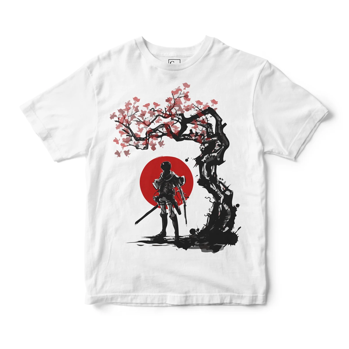 camiseta-masculina-de-algodao-com-estampa-de-flor-de-cerejeira-e-sol-vermelho-do-anime-attack-on-titan-camiseta-esportiva-masculina-de-manga-curta