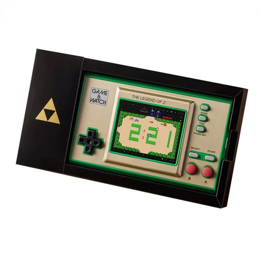 ARTSWIFT NS Game & Watch Edição de 35o aniversário 100% original TLoZ Play Three Series Defining Games inclui um prático digital