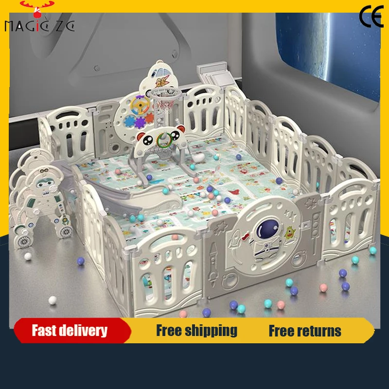 Parc d'activités pour bébé, plusieurs tailles et combinaisons, ensemble ludique, espace de jeu indépendant pour tout-petits, parc de jeu pour bébé, clôture pour bébé, nouveau modèle, activités