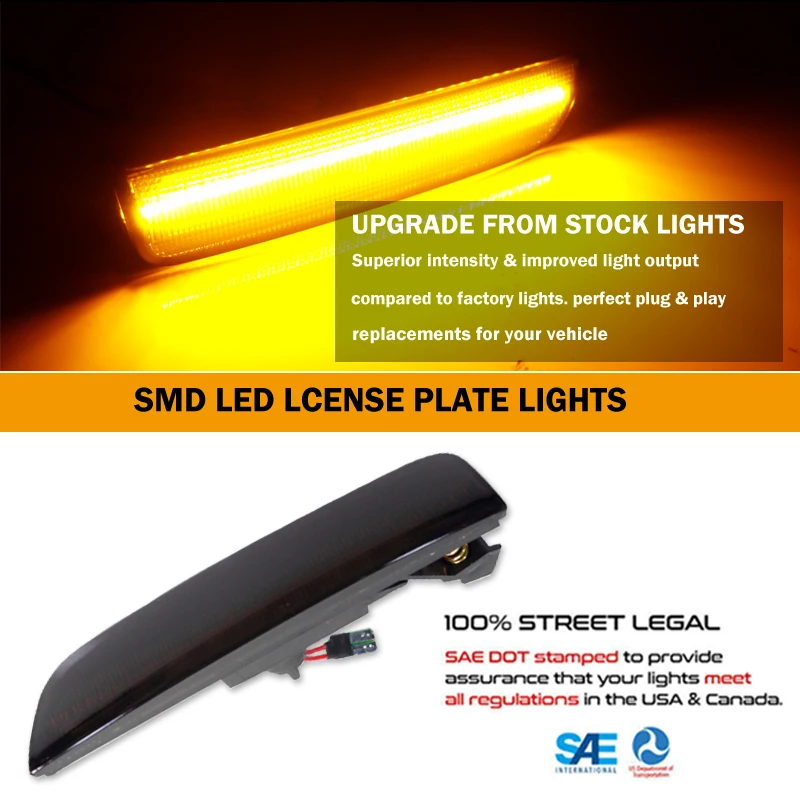Car Front Rear Bumper Side Marker Lamps For For Volkswagen Passat B5.5 2001-2005,Replace OEM Amber Sidemarker Lamps - view 4