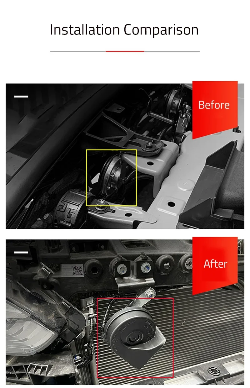 For Honda CIVIC 10th 2016-2021 Car Snail Horn Speakers Tweeter High Bass Waterproof Whistle Accessories