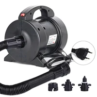 Bomba eléctrica para colchón de aire, inflador de inflado rápido de 1600W, deflector con 2 boquillas para cama de aire, balsa y barco