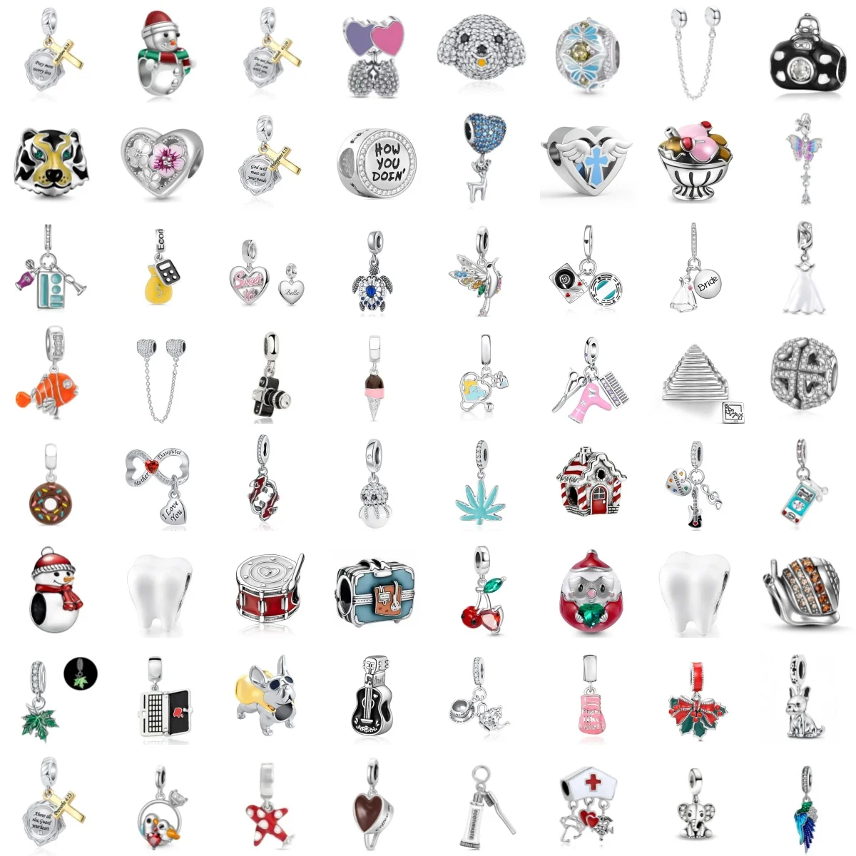 

Горячая новинка 2026: Изысканные ювелирные аксессуары из серебра 925 пробы – подвески в виде камеры, боксерского набора, улитки, гитары, подходящие для оригинальных браслетов DIY