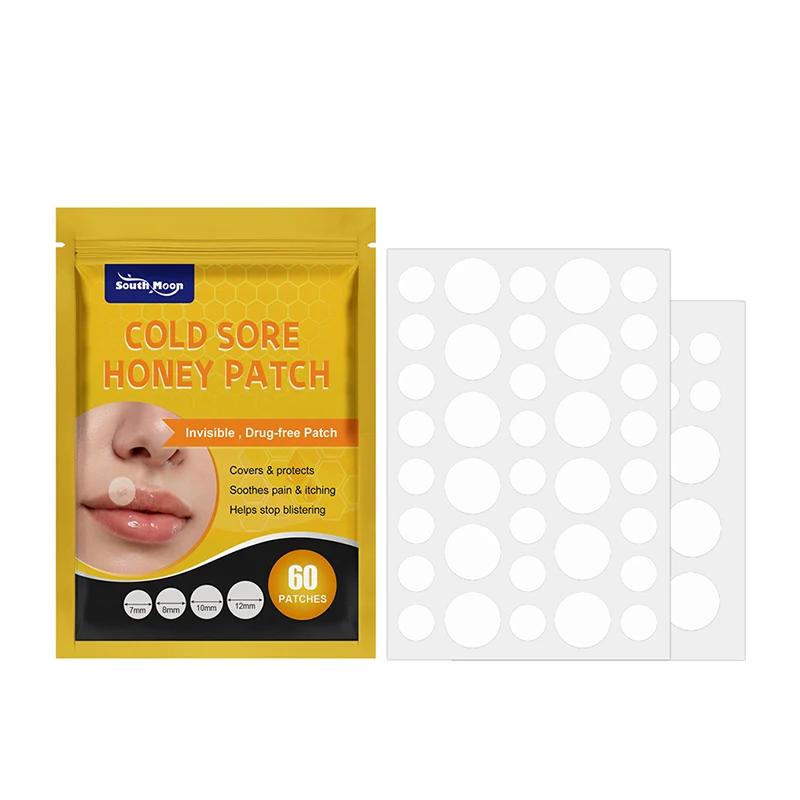 

60Pcs Cold Sore Lip Patch – Invisible, Moisturizing Relief for Chapped, Dry Lips and Blister Prevention