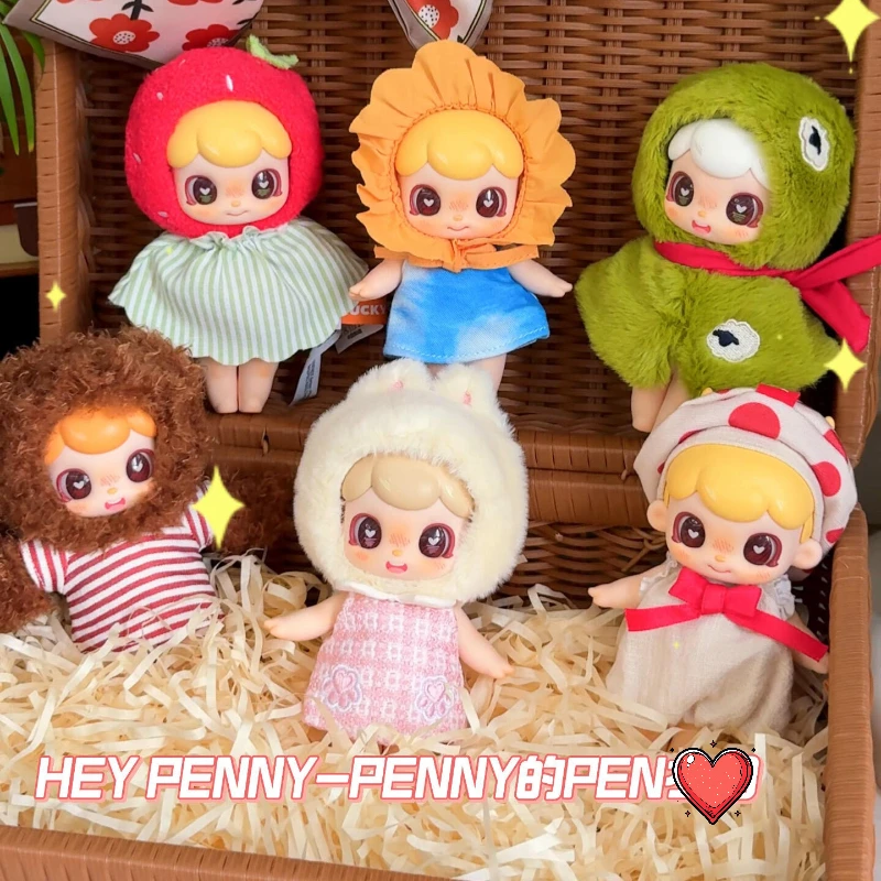 Серия игрушек-сюрпризов HEY PENNY PENNYS FRIENDS: милые аниме-фигурки, загадочная коробка-сюрприз, плюшевый брелок, декоративная коллекционная кукла, подарок.