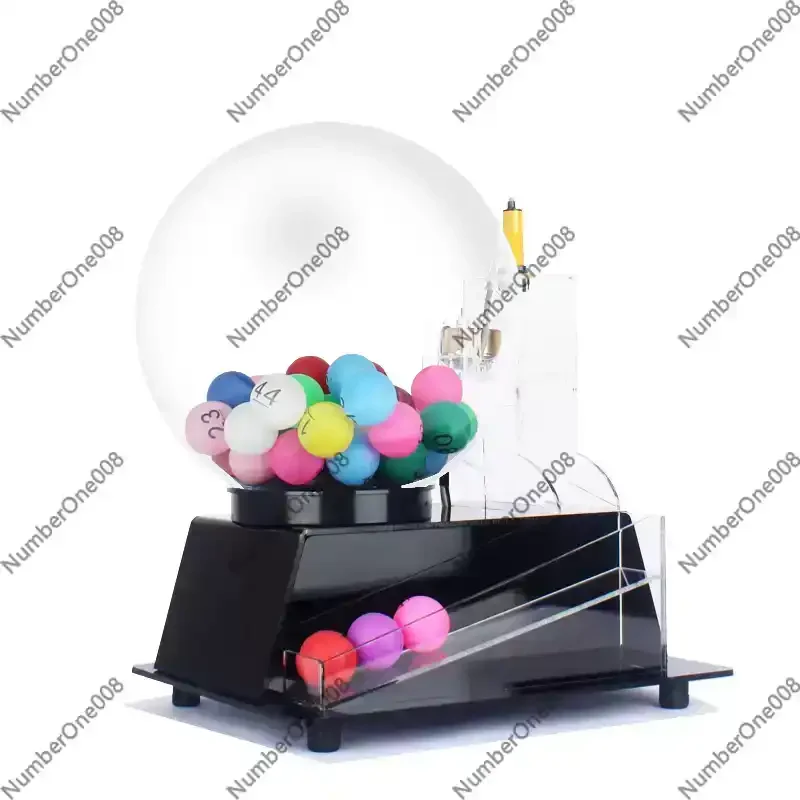Electric Lottery Chassis Number Selection Machine Lucky Turntable Two-color Ball Simulation Drilling Smooth Rolling New Lottery