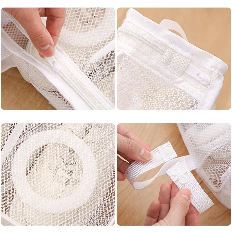 Shoes Laundry Bag Coarse Net Dirty Canvas Shoes Storage Pouch Hangbag Sneakers Wash Protection Sleeve Slippers Washing Bags