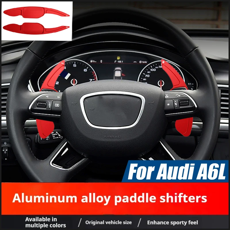 Steering Wheel Accessories, for Audi A6L Shift Paddles A7 A4L Q5L Q3 S8 Metal Steering Wheel Paddles Interior Modification
