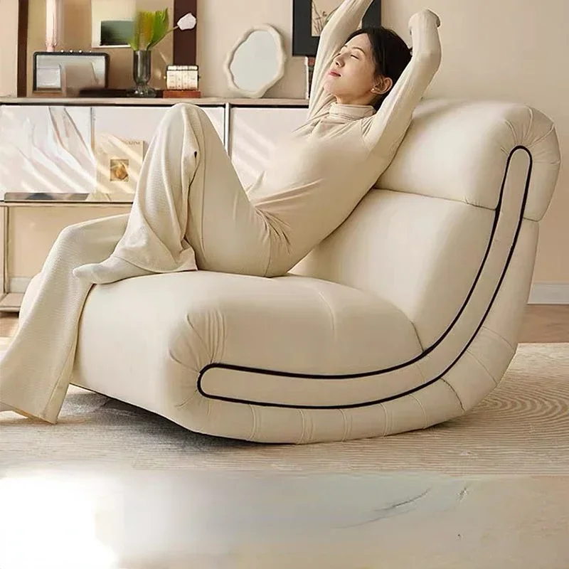 

Lazy Sofa, Comfortable Lounge Chair, Leisurely Rocking Chair, Balcony, Living Room, Single Nap, Sofa Chair