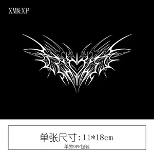 Sexy pflanzliche falsche Tattoo für Frauen, wasserdichte Bauchflügelkunst, vorübergehende, langlebige, Hotwife -Aufkleber 10 Hauptverkäufe Tattoo sexy Leiste - №8