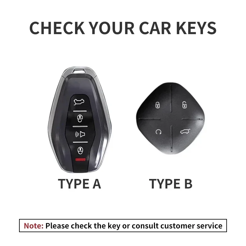 Leather Car Key Case Cover Shell for Chery Jetour DASHING X-1 Plus DTC 2022 2023 2024 X70 PLUS Coupe X90 PLUS X70S X95 Keychain