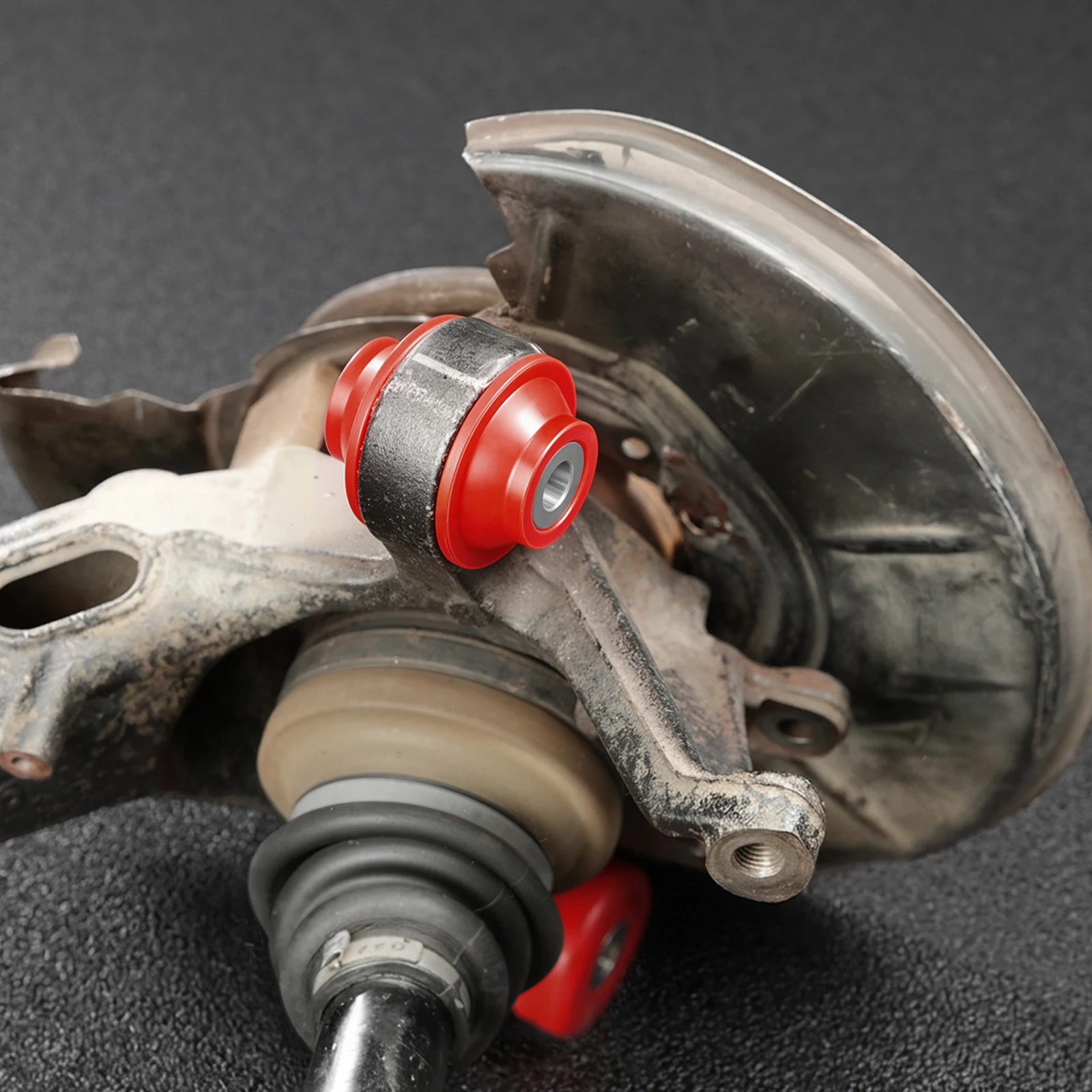 BEVINSEE Hintere untere Längslenkerbuchsen 80A Polyurethan für BMW E46 E36 Z4 E85/E86 E89, Ersatz für 33326771828/33321136311 – Detail 5