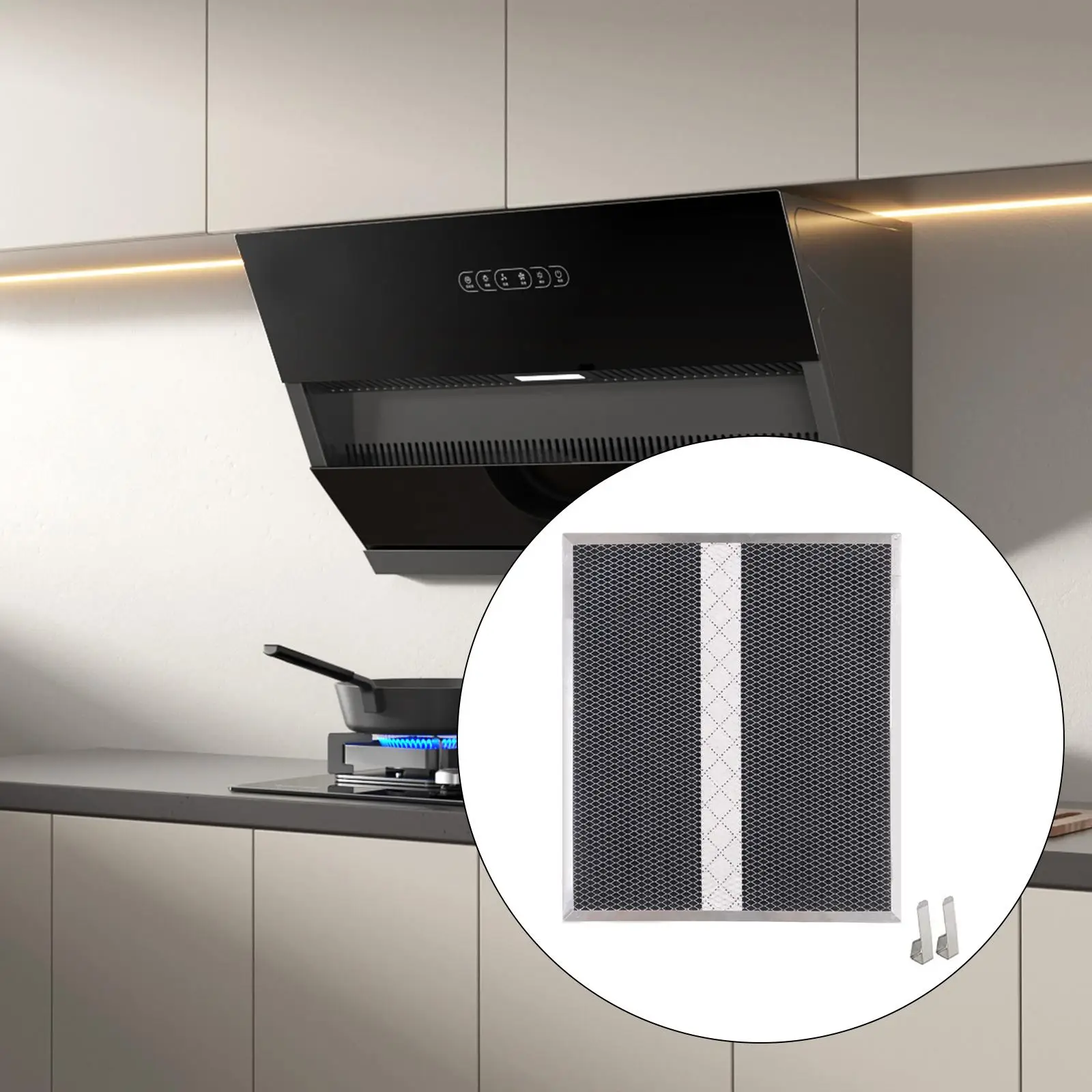 Range Hood Filter Replacement Aluminum Mesh Grease Catcher for Kitchen Exhaust S97020466 Range Hood Filter Replacement Aluminum Mesh Grease Catcher for Kitchen Exhaust S97020466