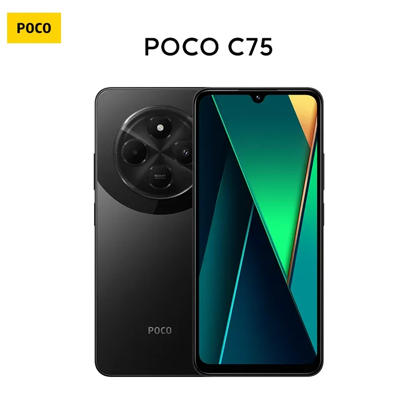 Global Version POCO C75 Smartphone Helio G81-Ultra Immersive 6.88