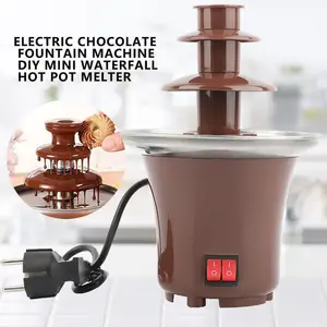Schokoladenquelle Fondue Mini Hotpot Wasserfall, Stunde Herde, Hochzeitsmaschine 10 Hauptverkaufsmaschine Fondue - №8