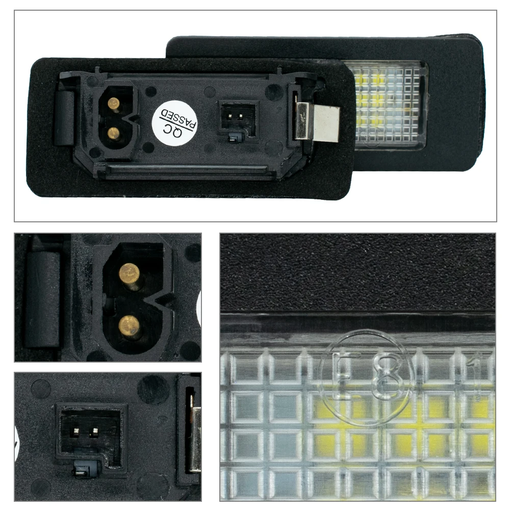 For BMW E39 E60 E60N E61 E90 E91 E90N E92 E93 E46 CSL E82 License Plate Light Led Number Plate Holder Lamp No Error X2