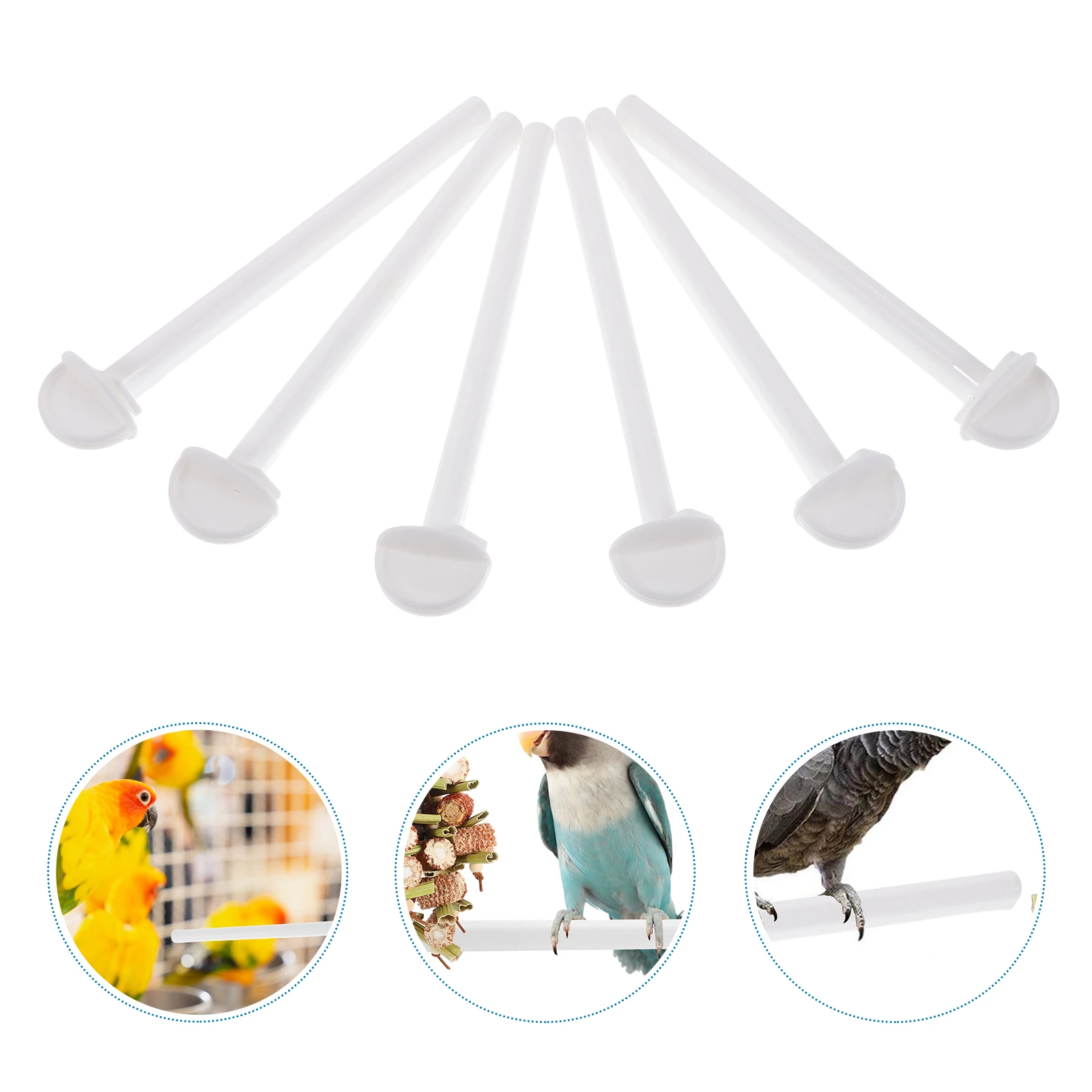

Birdcage Station Pole Perch Stand for Platform Sticks Cockatiel Perches Parakeet Small Parrot