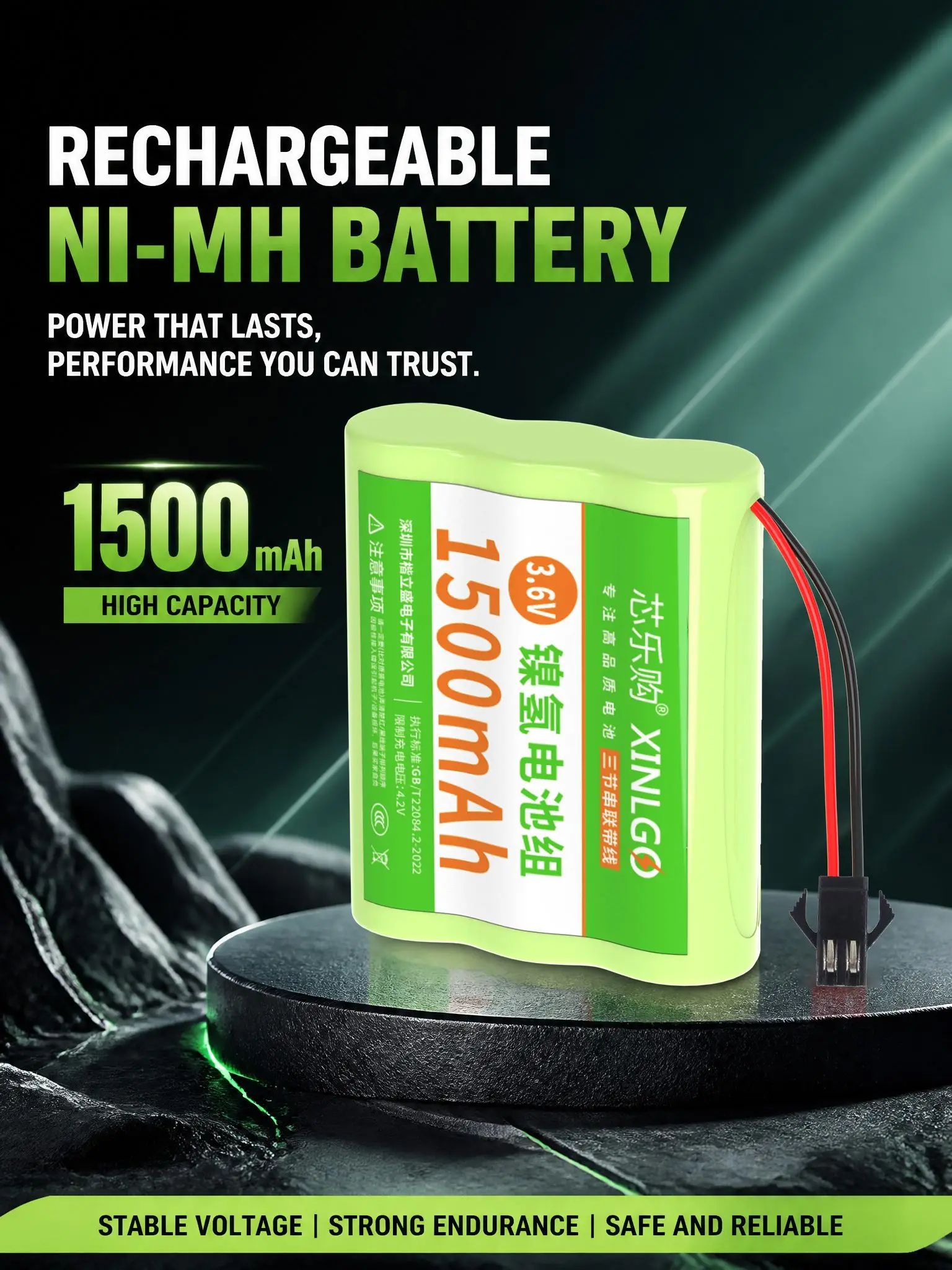 3.6V 3S AA NiMH Battery Pack With SM JST 2P Connector Cable 600 1500mAh For Robot Model Mini Electronic Device Spare Battery