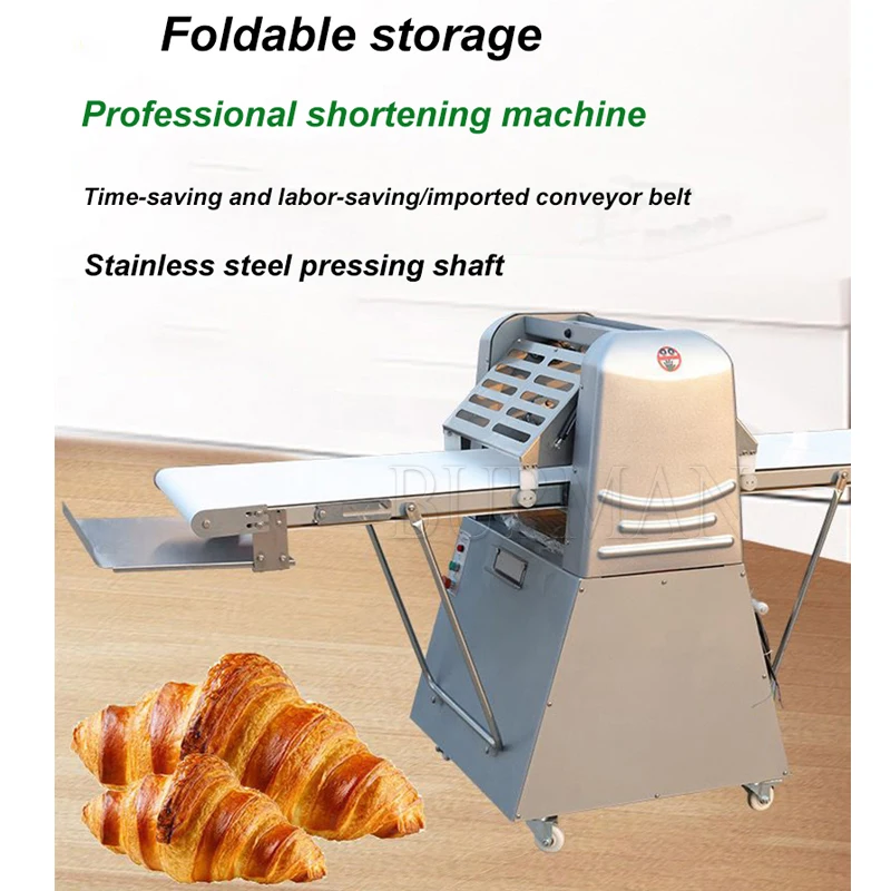 Vertical Crisper Dough Roller Sheeter Shortening Machine Croissant Foldable