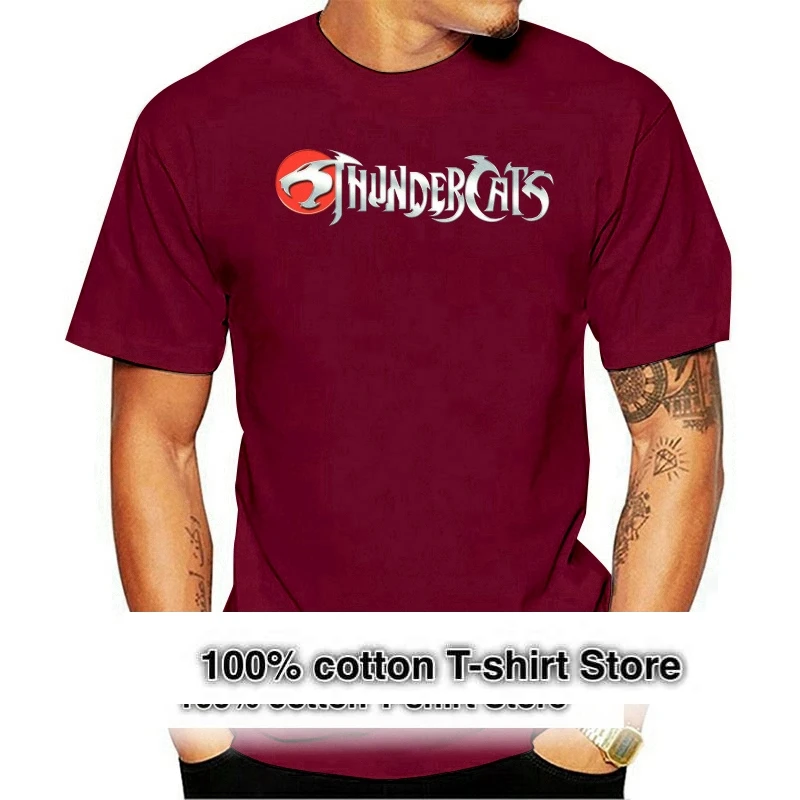 Thundercats Classic Cartoon Logo Men's Black Size S To 3XL 2024 Fashion t shirt Classic Tee