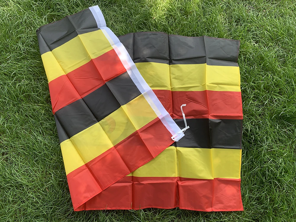 Bandera de Uganda SKY de poliéster colgante para exterior e interior - imagen 4
