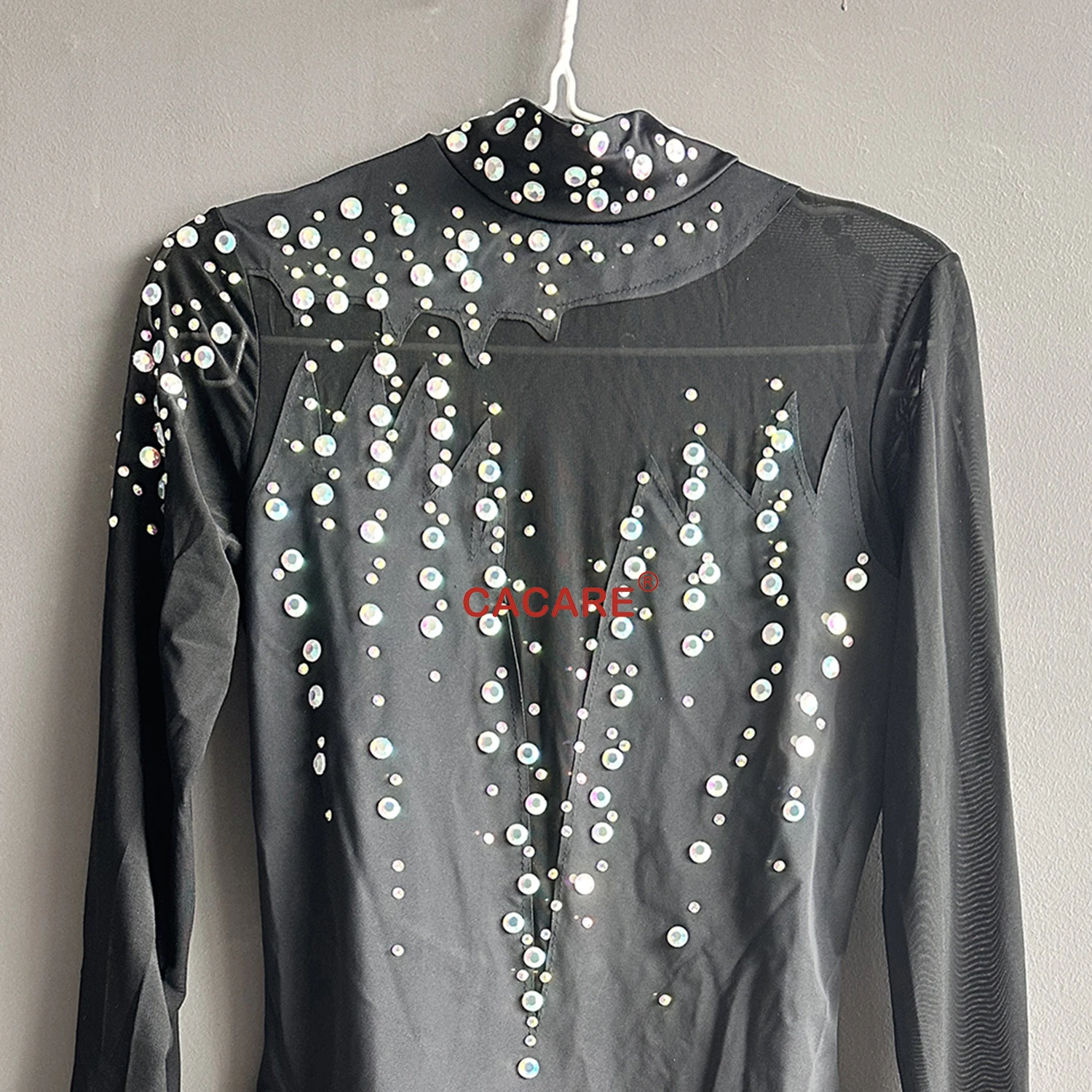 تمثال متزلج فستان للتزلج على الجليد فستان رقص اللاتينية النساء ملابس الرقص المرحلة زي الملابس أداء الملابس المرحلة 016