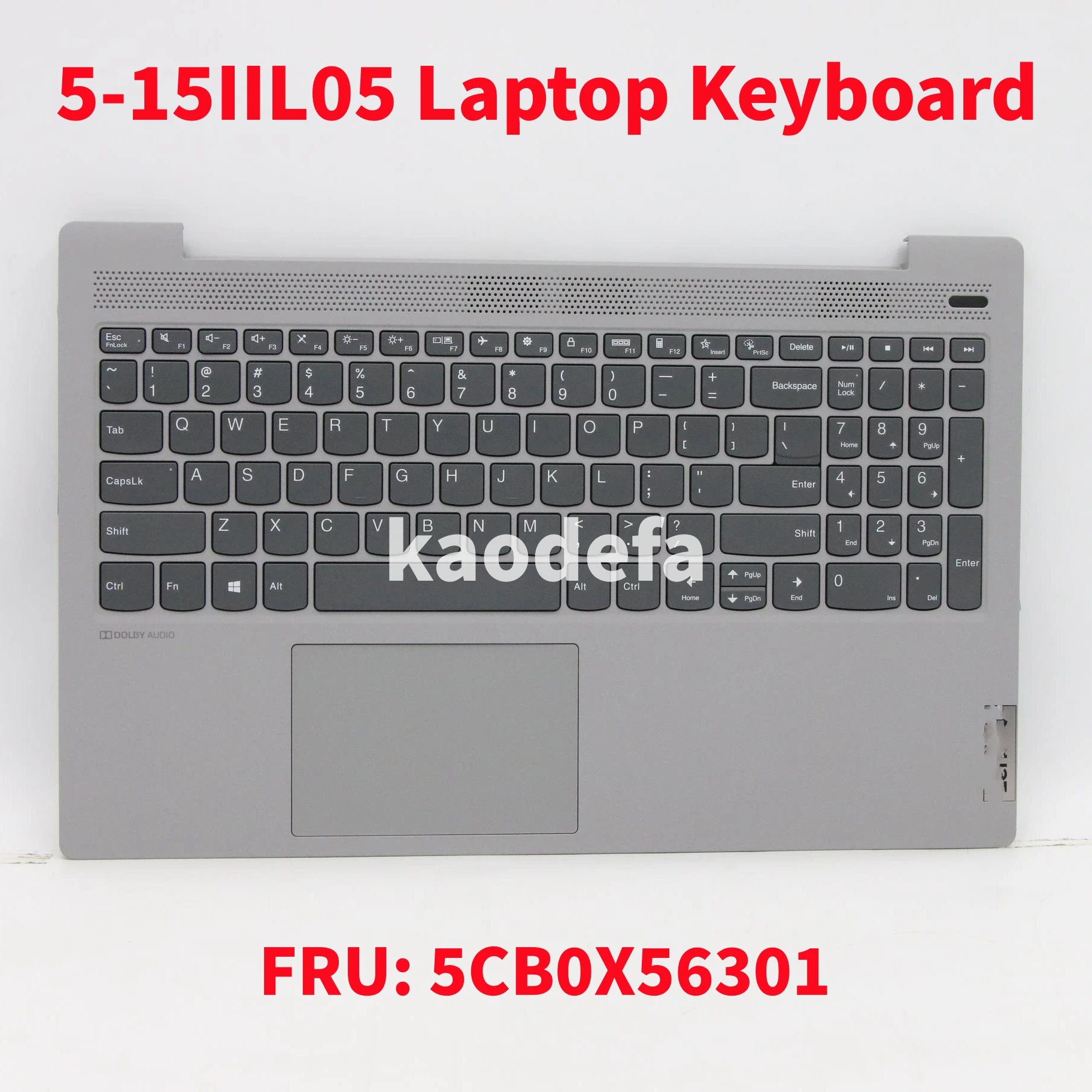 For Lenovo ideapad  5-15IIL05 / 5-15ARE05 / 5-15ITL05 Laptop Keyboard FRU: 5CB0X56301